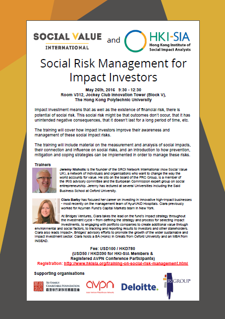 Social Risk Management poster